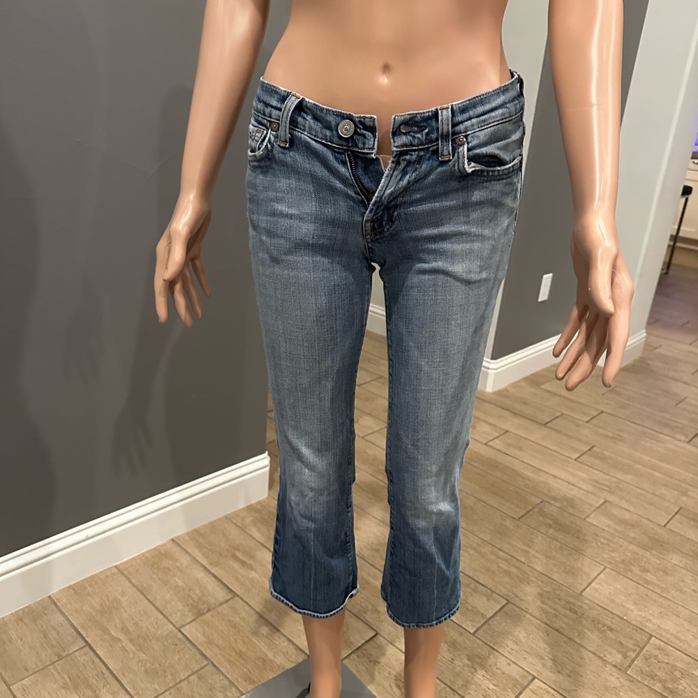 7 For All Mankind Cropped Capri Jeans - Size 25